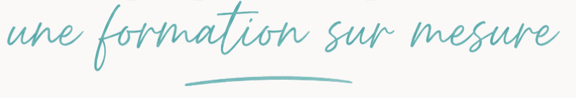 formation sur mesure